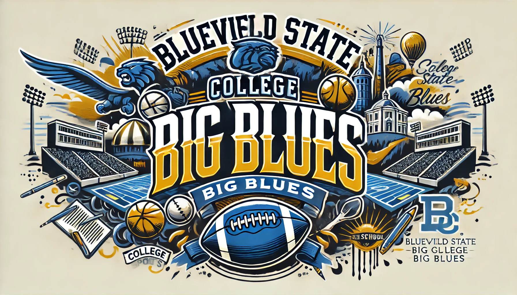 Bluefield State College Big Blues Color Codes