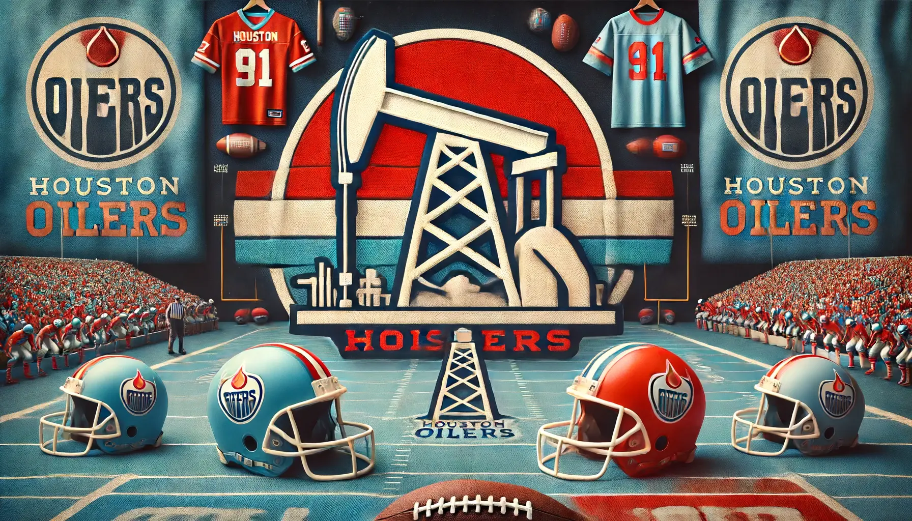 Houston Oilers Color Codes