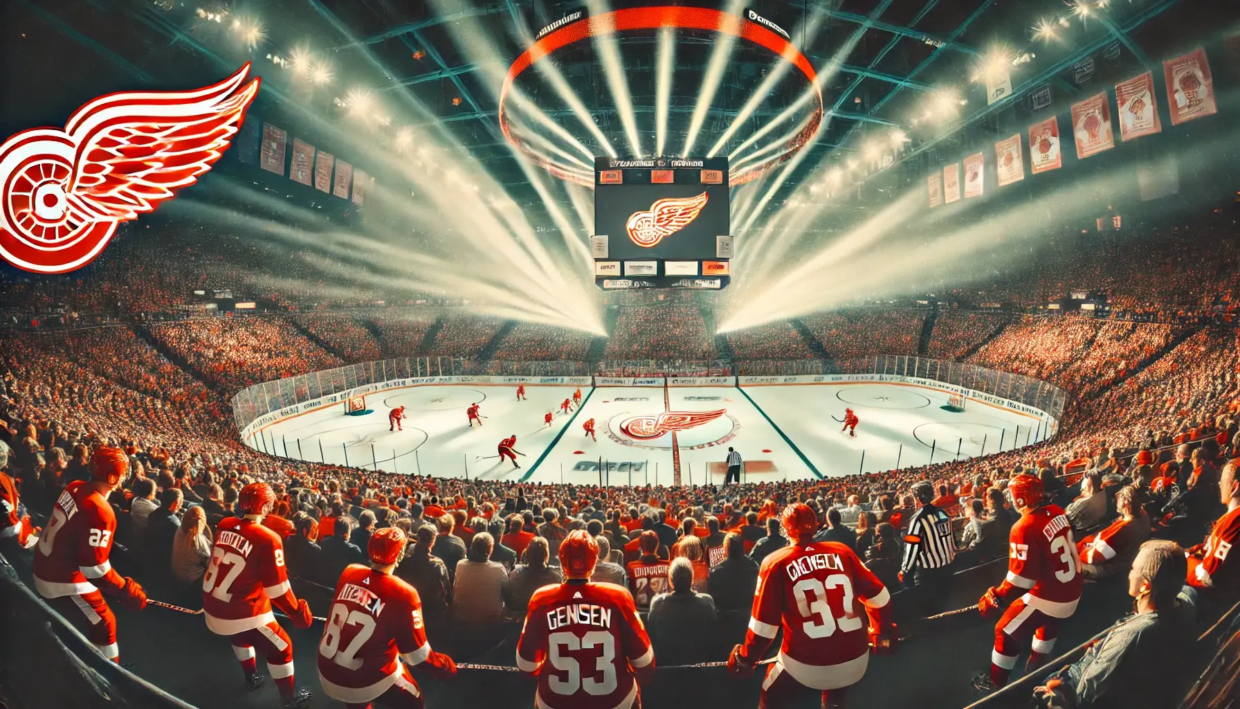 Detroit Red Wings Color Codes