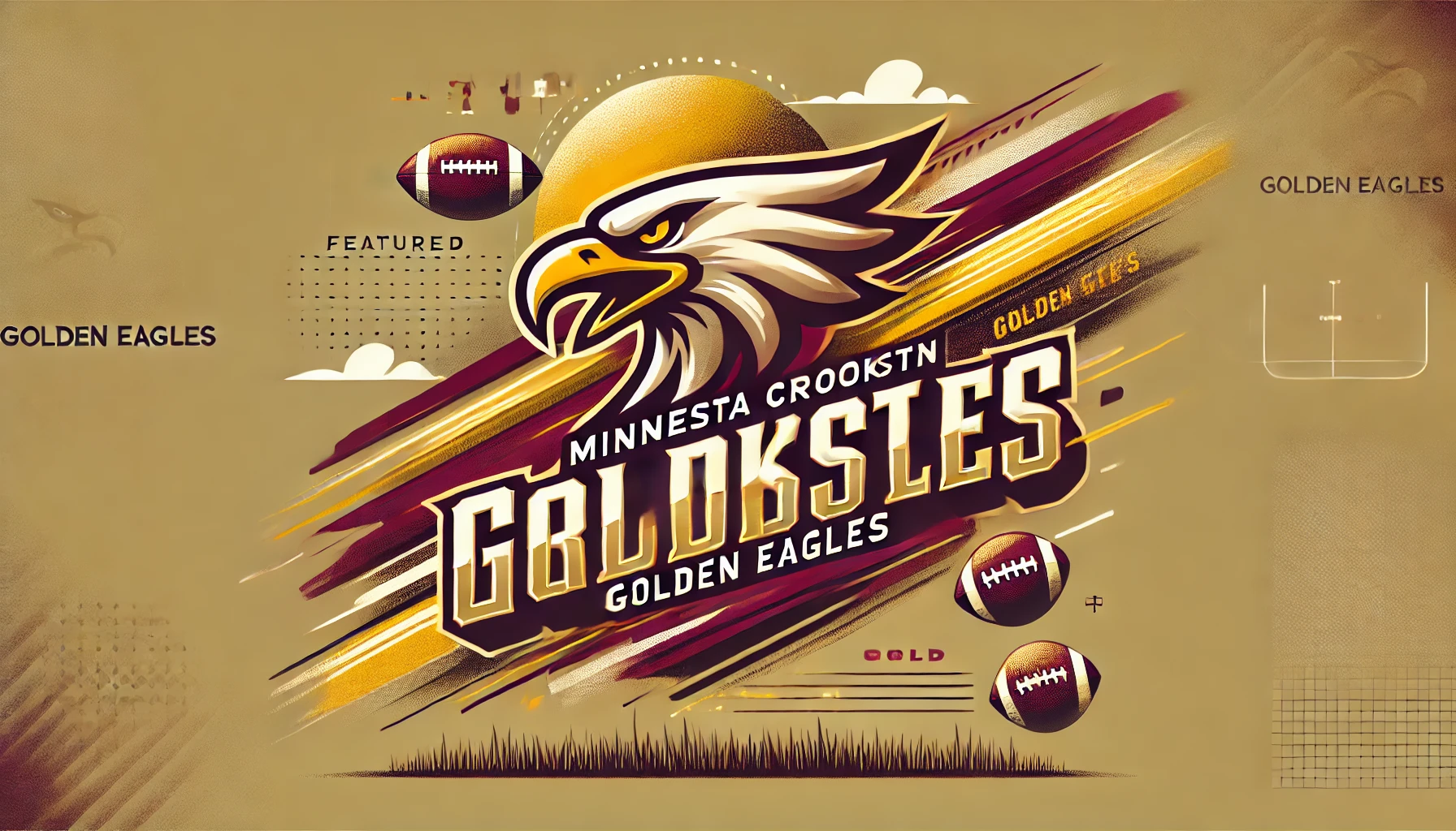 Minnesota Crookston Golden Eagles Color Codes