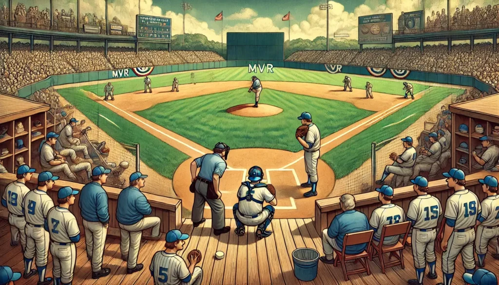 A baseball game scenario